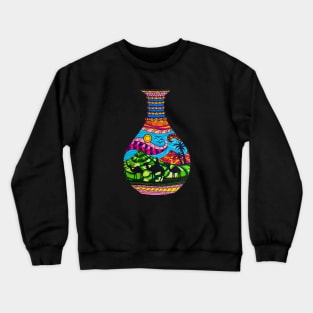 Psychedelic Sand Bottle Crewneck Sweatshirt